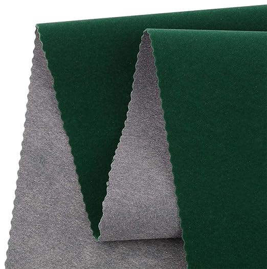 Self Adhesive Green Velvet Flock Shelf Liner - Image 2