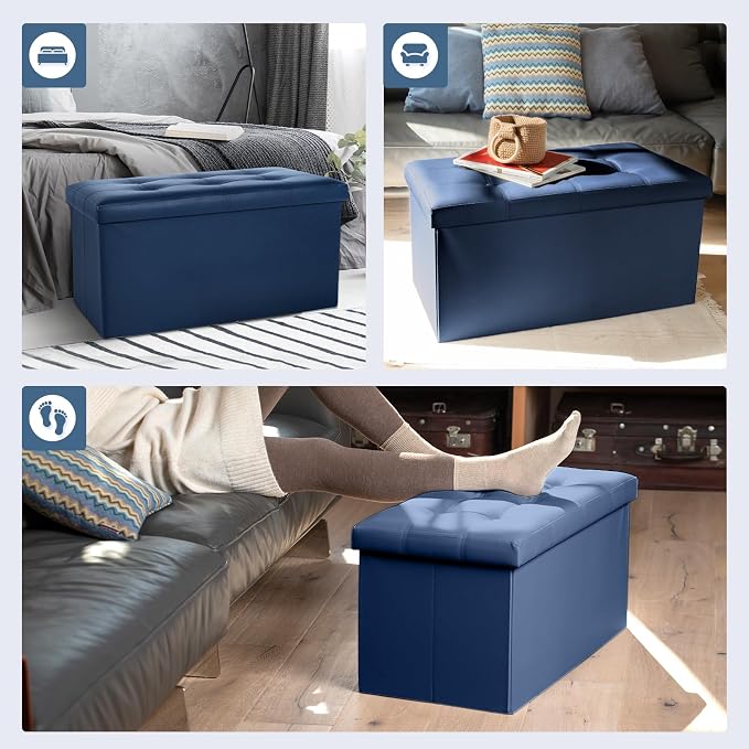 COSYLAND Ottoman Bench with Storage Large - Image 4