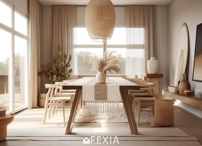 FEXIA Boho Table Runner for Summer Home Coffee Decor - Image 6