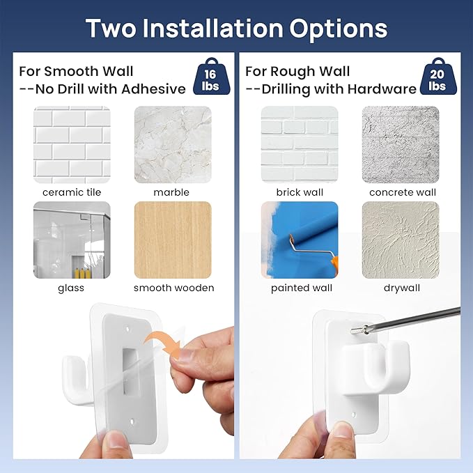 ENJOYBASICS No Drill Curtain Rods - Image 4