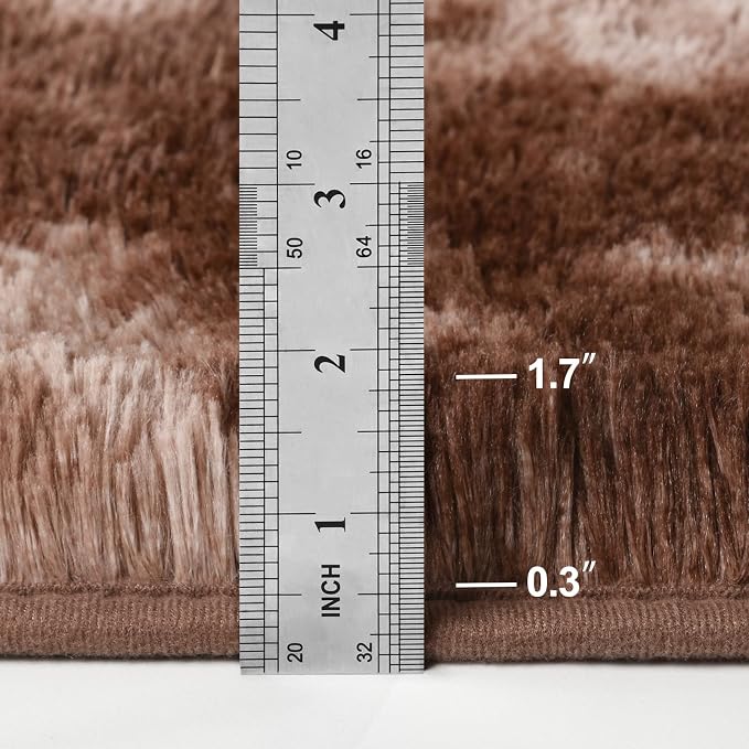 Deerhoo Large Shag Area Rugs 9 x 12, Tie-Dyed Plush Fuzzy Rugs - Image 2