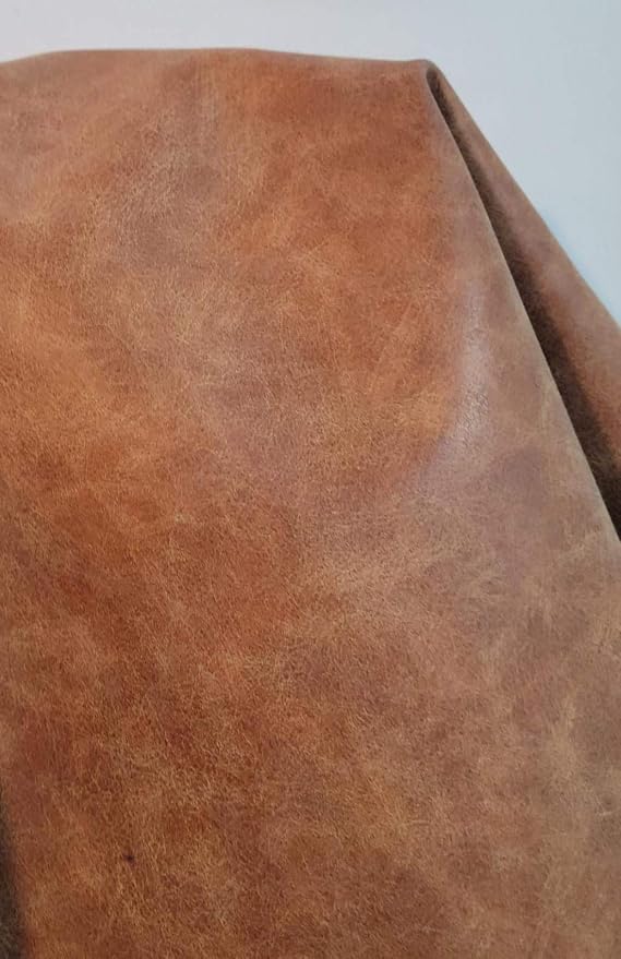 NAT Leathers | Soft Faux Leather Upholstery Fabric by The Yard | Synthetic PU - Image 6
