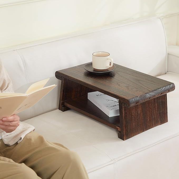 Japanese Altar Table, Folding Floor Table, Wood Small Low Meditation Table - Image 4