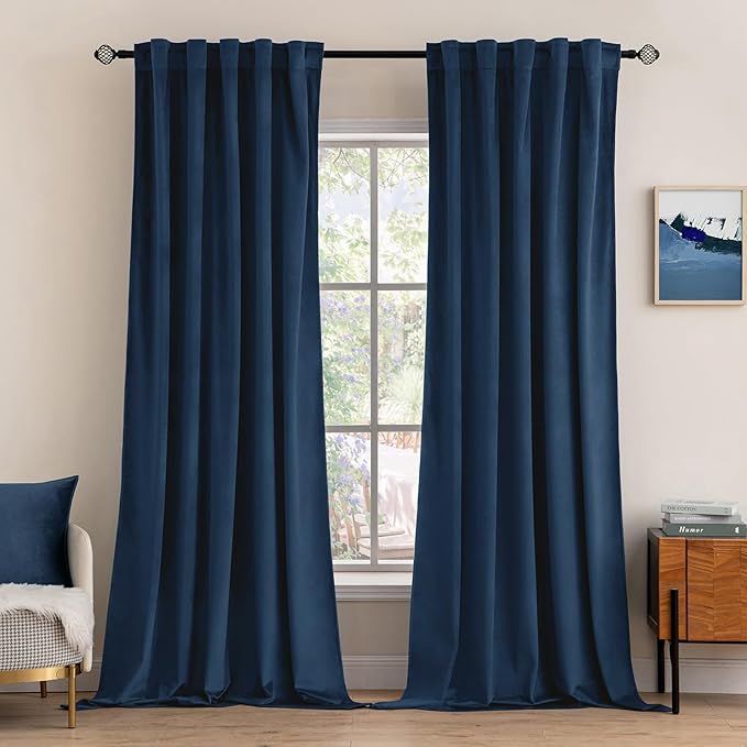 MIULEE Velvet Curtains 108 inches by MIULEE