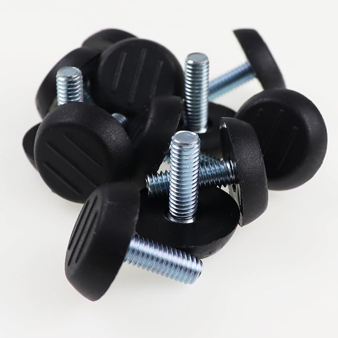 M6 Adjustable Furniture Levelers Table Feet Screw in Threaded, Screw on Chair - Image 6