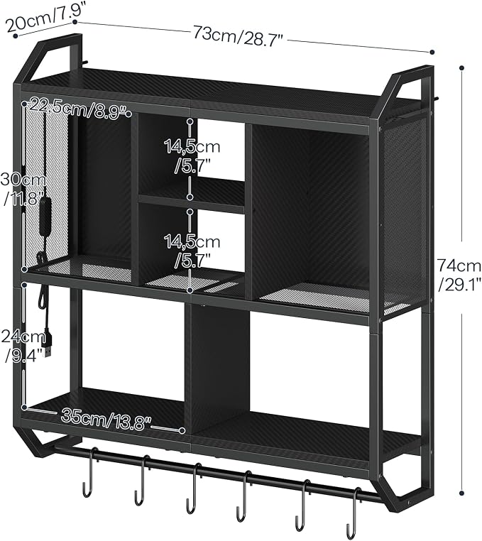 HOOBRO Gaming Floating Shelves - Image 3