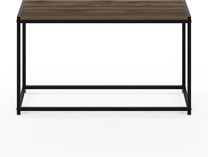 FURINNO Camnus Modern Living Coffee Table, Columbia Walnut - Image 6