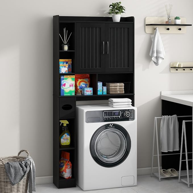 Vabches Over The Toilet Storage Cabinet, Farmhouse Storage Cabinet Over Toilet - Image 6
