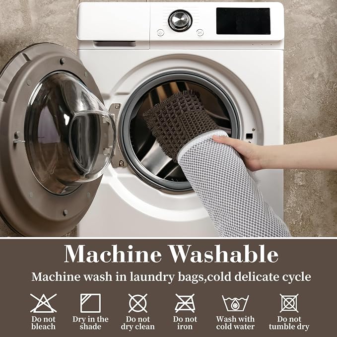 RESARE Waffle Bath Mat, Super Absorbent Non Slip, Machine Washable, Ultra Soft - Image 6