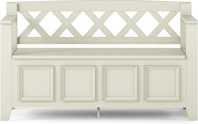 SIMPLIHOME Amherst Entryway Storage Bench - Image 5