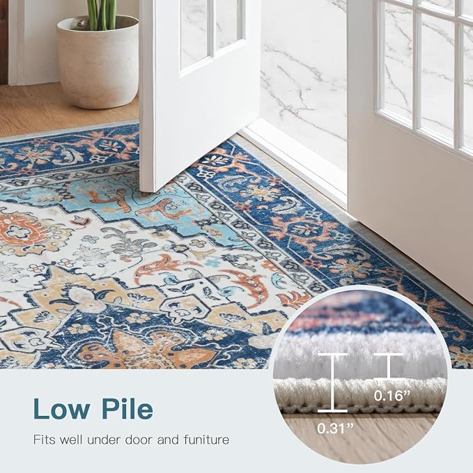 Lofus 9x12 Area Rugs for Living Room, Washable Area Rug, Rugs for Bedroom - Image 6