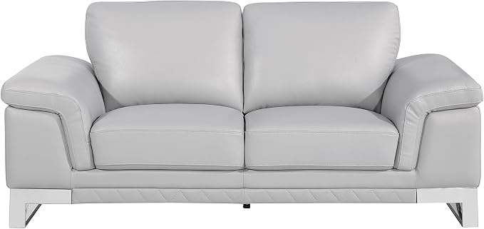 Blackjack Furniture Weston Collection Genuine Italian Leather Living Room Sofa - Image 4