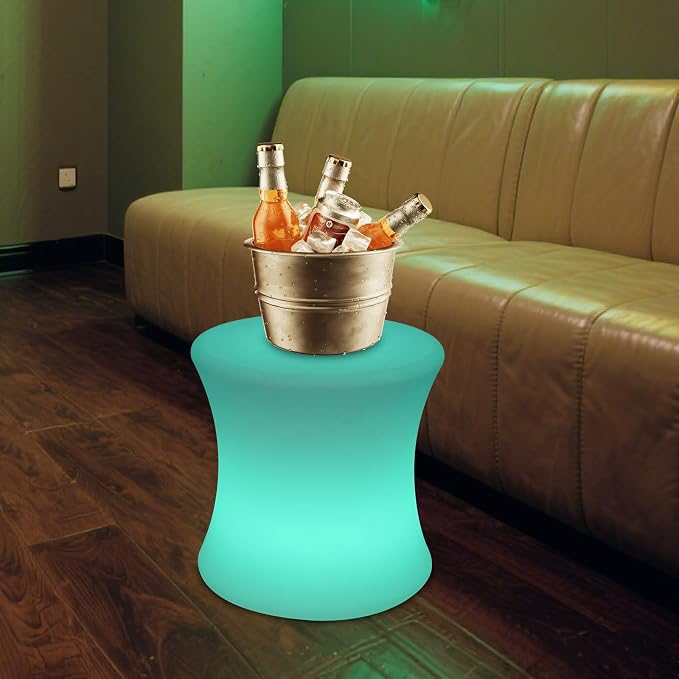 Rechargeable LED Cube Chair, 16 Colors Remote Conctrol Glow Furniture Stool - Image 2