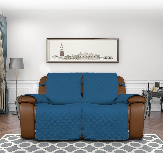 Easy-Going Loveseat Recliner Cover, Reversible Couch Cover - Image 2