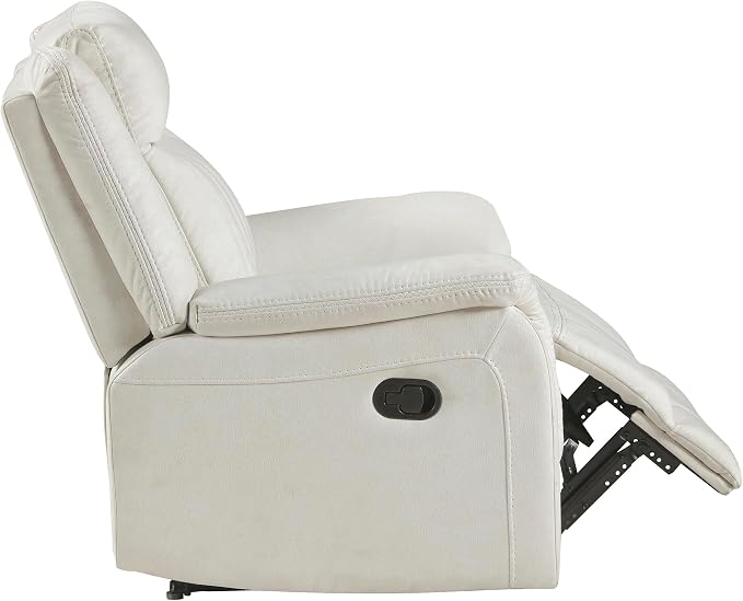 Lexicon Manual Recliner Chair, Polished Microfiber Reclining Sofa Chair - Image 13