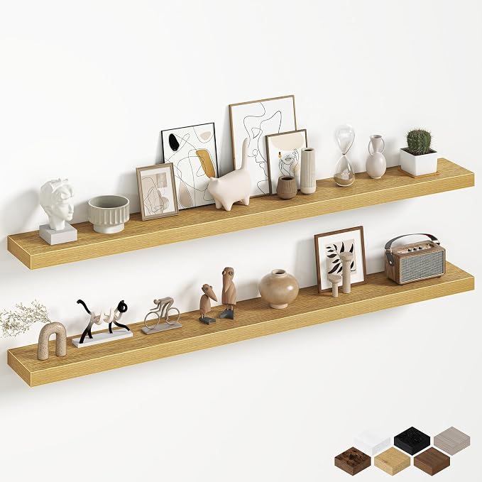 Fun Memories 55 Inch Floating Shelves by FunMemories