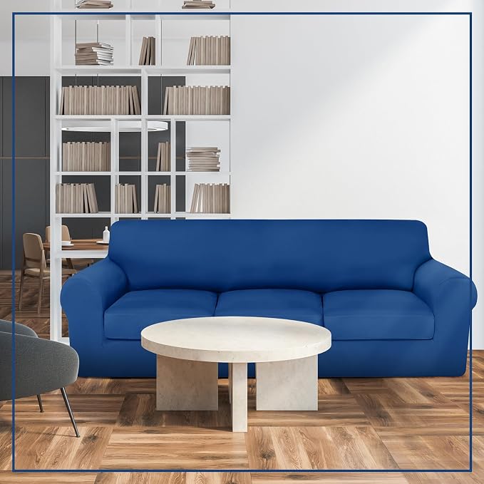 HunnmingRe Sofa Covers for 3 Cushion Couch Stretch Sofa and Loveseat Covers Set - Image 7