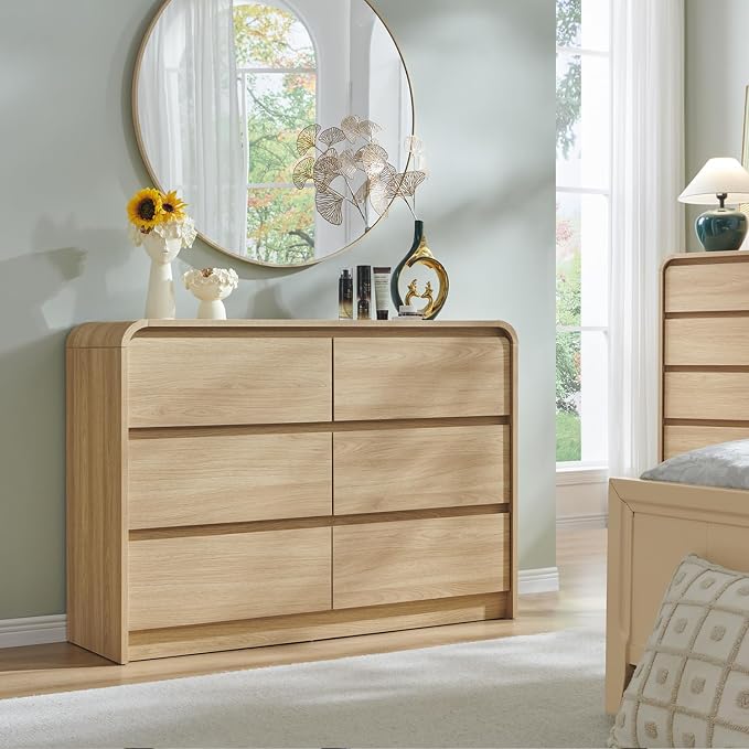 Aitjunz Modern 6 Drawers Dresser - Image 3