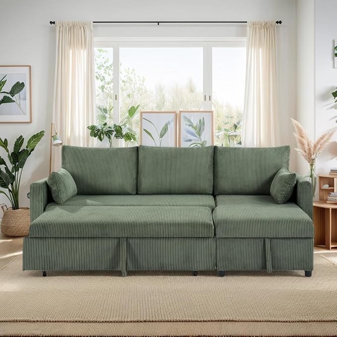 Queen Sleeper Sofa, Convertible Sofa Bed - Image 5