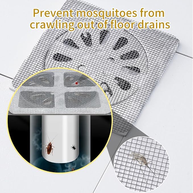 Disposable Hair Drain Stickers, Upgrade Disposable Shower Drain Cover Hair - Image 3