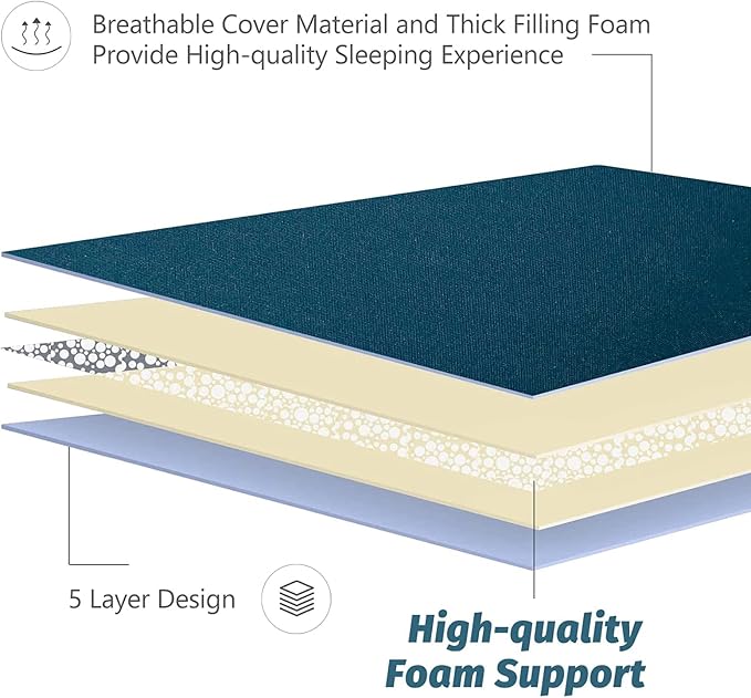 MAXYOYO Japanese Floor Mattress Futon Mattress, Thicken Sleeping Pad Foldable - Image 6
