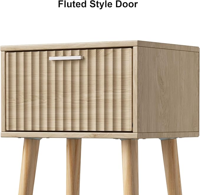 LAATOOREE Nightstands Set of 2, Small Side Table, Bedside Table - Image 6