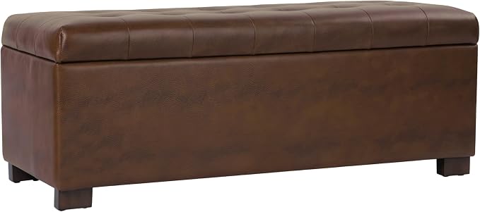 HomePop Large Tufted Storage Bench by HomePop