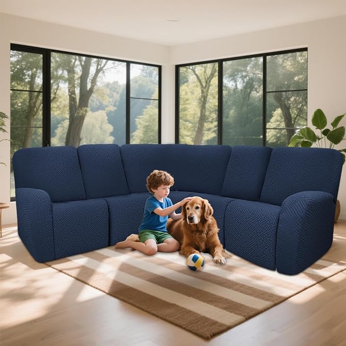 100% Waterproof Sectional Recliner Couch Covers - Image 2