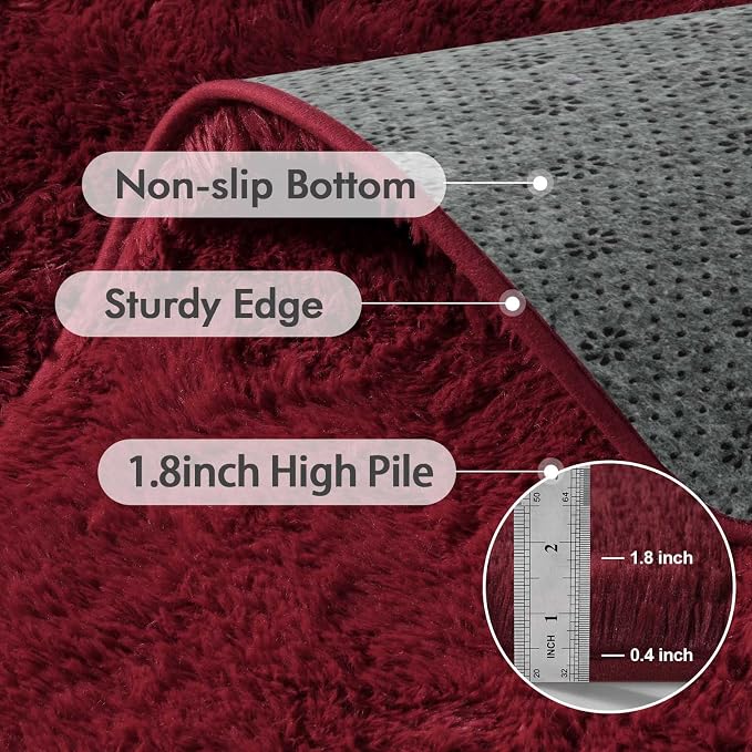 8x10 Ft Extra Large Shag Rugs for Living Room, Ultra Soft Fluffy Furry Area - Image 6