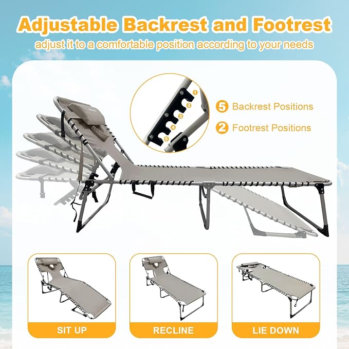Backpack Sun Tanning Chair - Image 4