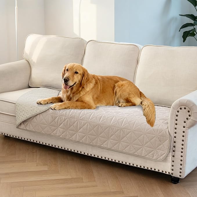Ameritex Sofa Cover Waterproof for Seats Couch Cover for Dogs Pet Couch Cover by Ameritex