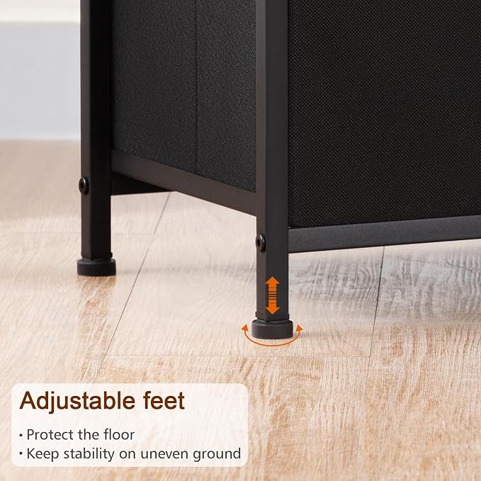 LOAKEKEL Night Stand Set 2, LED Nightstand - Image 9