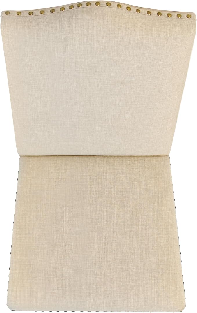 HomePop Scalloped Back Dining Chair - Image 8