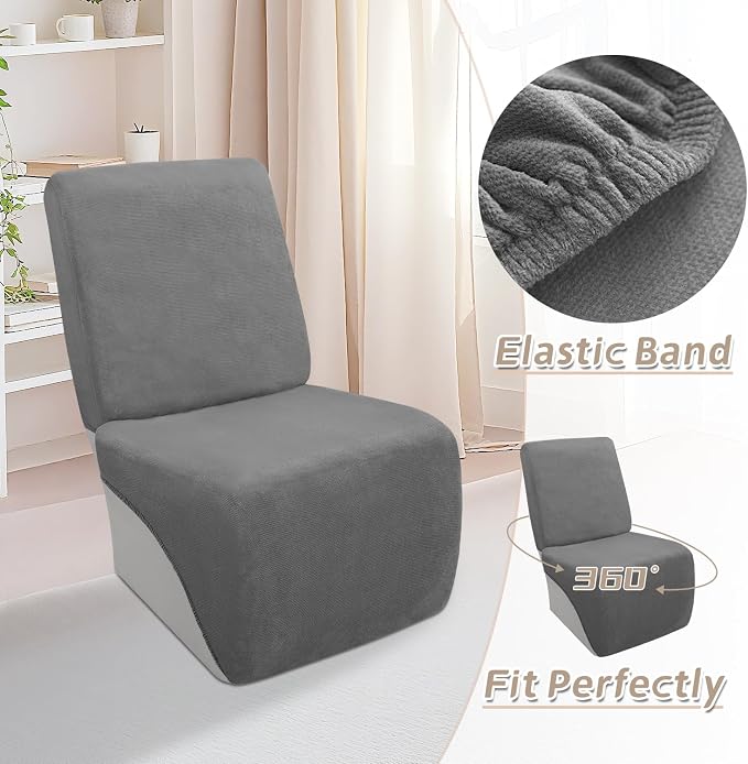 Arfntevss Sectional Recliner Couch Covers Velvet Corner Sectional Sofa Cover - Image 6