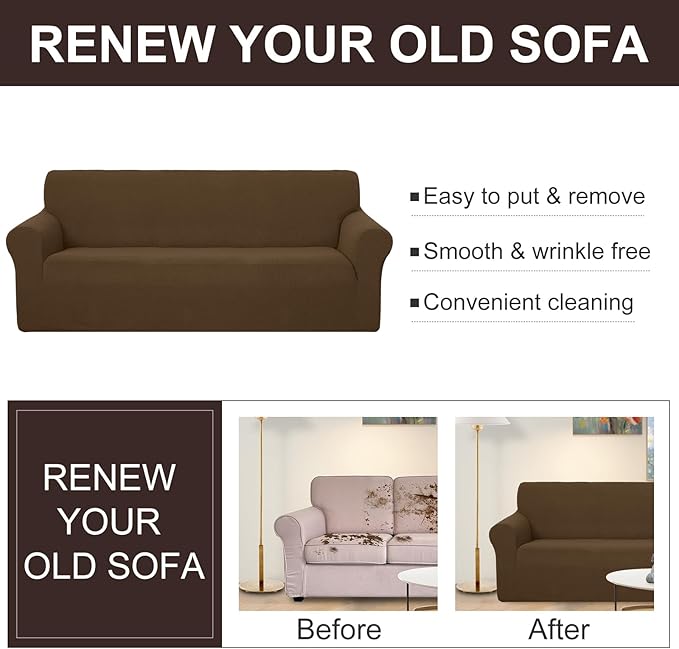 U-NICE HOME Recliner Chair Covers Stretch Couch Cover Sofa Cover Sofa Slipcover - Image 5