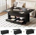 Garvee 40" Coffee Table Lift Top, Converts to Dining Table by Garvee