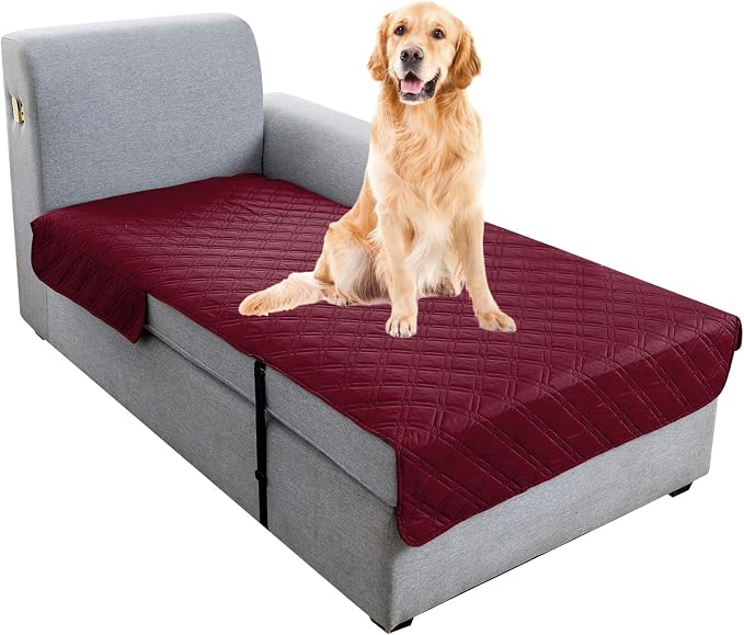 Genina L Shape Couch Cover, Sectional Couch Chaise Covers, Waterproof Washable by Genina