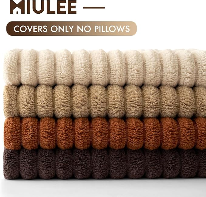 MIULEE Boho Farmhouse Throw Pillow Covers 20x20 Inch Set of 4 Rustic Mordern - Image 6