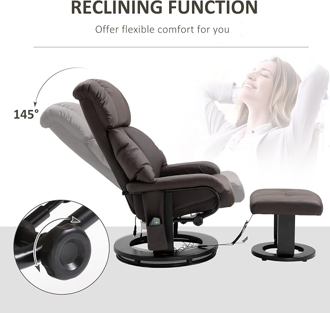 HOMCOM Massage Recliner Chair - Image 5