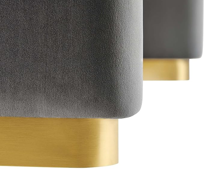 Modway EEI-6735-BRA-STG Koda Performance Velvet Waterfall Ottoman, Brass Storm - Image 7