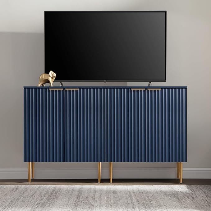 SICOTAS Sideboard Buffet Storage Cabinet, Modern Accent Cabinet - Image 7