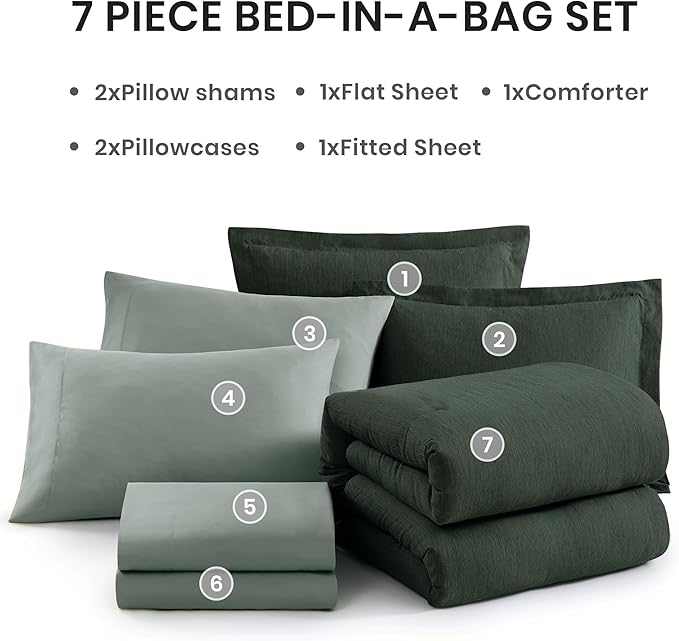 Monbix Queen Comforter Set - Image 7