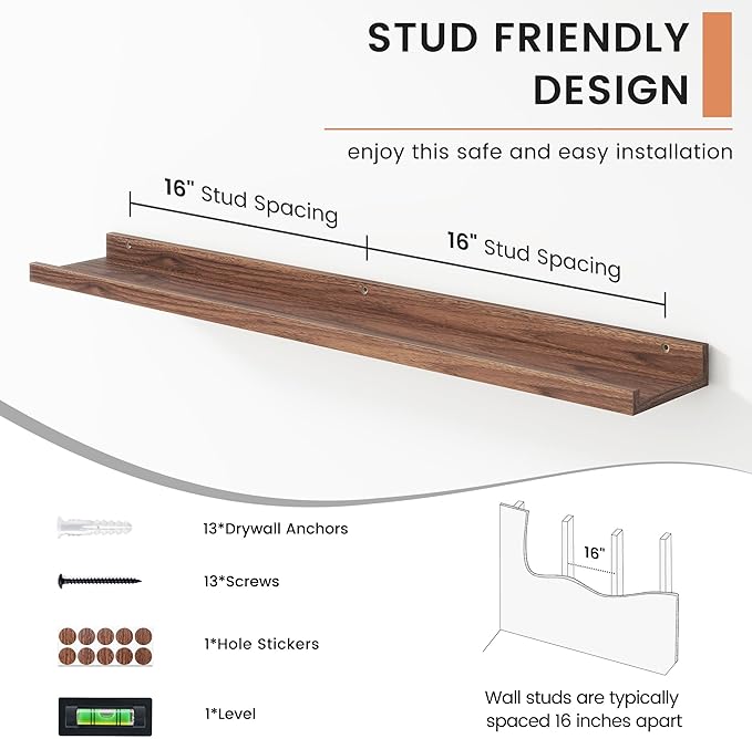 FLYJOE Floating Picture Ledge Shelves - Image 5