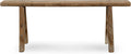 Artissance Handmade Wooden Entryway Bench, Vintage Noodle Bench by Unknown