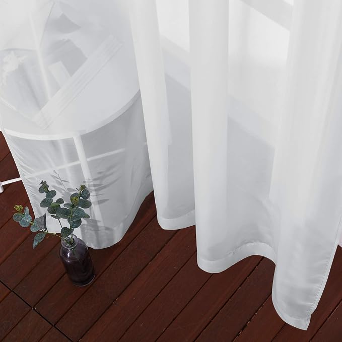 NICETOWN Long Sheer Curtain Panels - Image 6