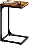 QEEIG C Table Side Table Living Room C Shaped Couch Tray End Table Farmhouse 1 by QEEIG