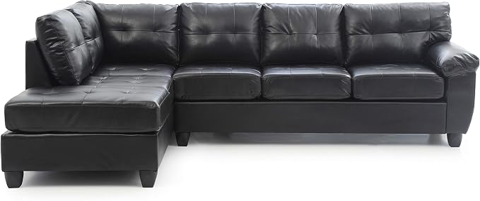 Eco-Friendly Black Sectional Couch - Image 5