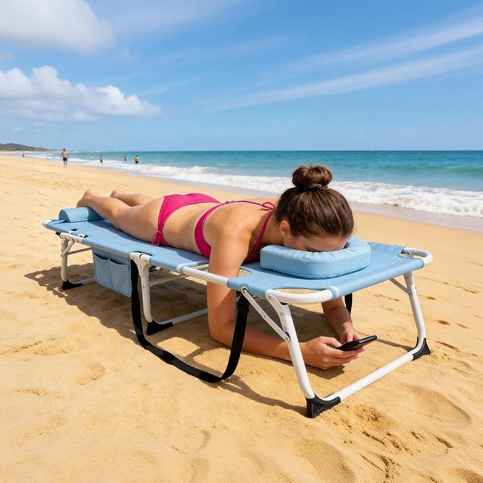 ABORON 3 in 1 Sun Tanning Chair Oversized - Image 2