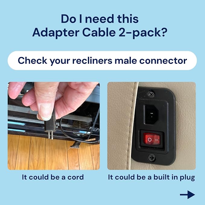 Blue Cactus Adapter Cables for Recliner Battery Pack - Image 4
