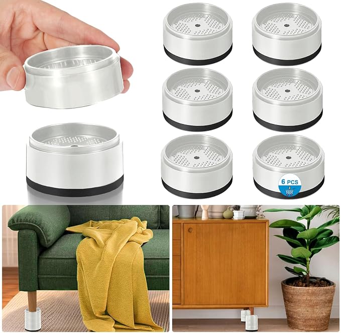 Bed Risers 1 inch, 2 inch, 3 inch, 4 inch Heavy Duty, Adjustable Furniture Riser - Image 7